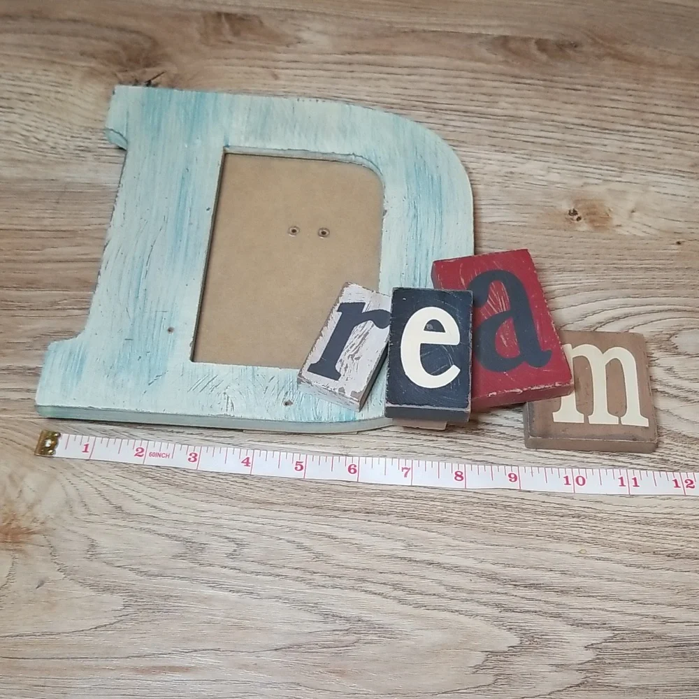 Wooden Word Picture Frame